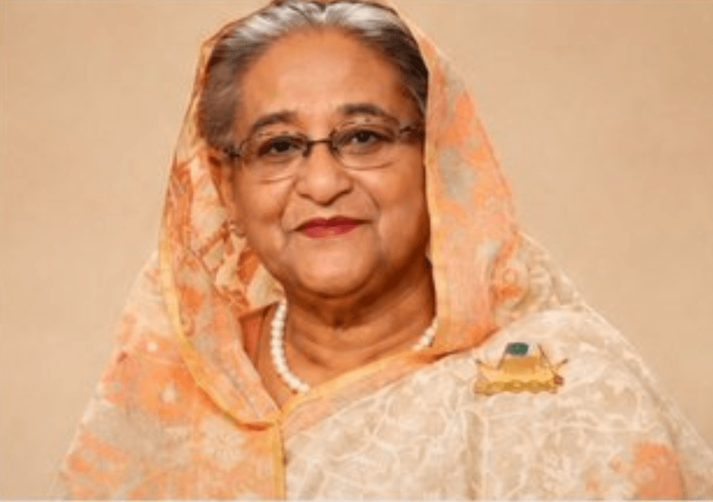 Sheikh Hasina, former Prime Minister of Bangladesh. 