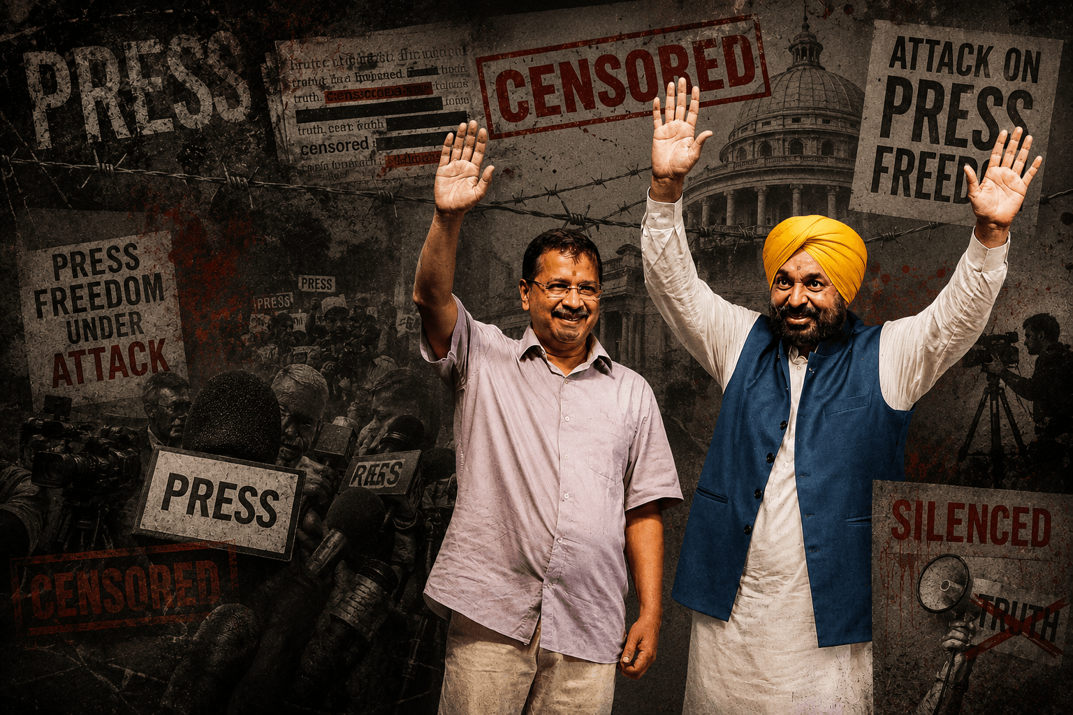 AAP used copyright claims to target critical journalists in Punjab, report finds