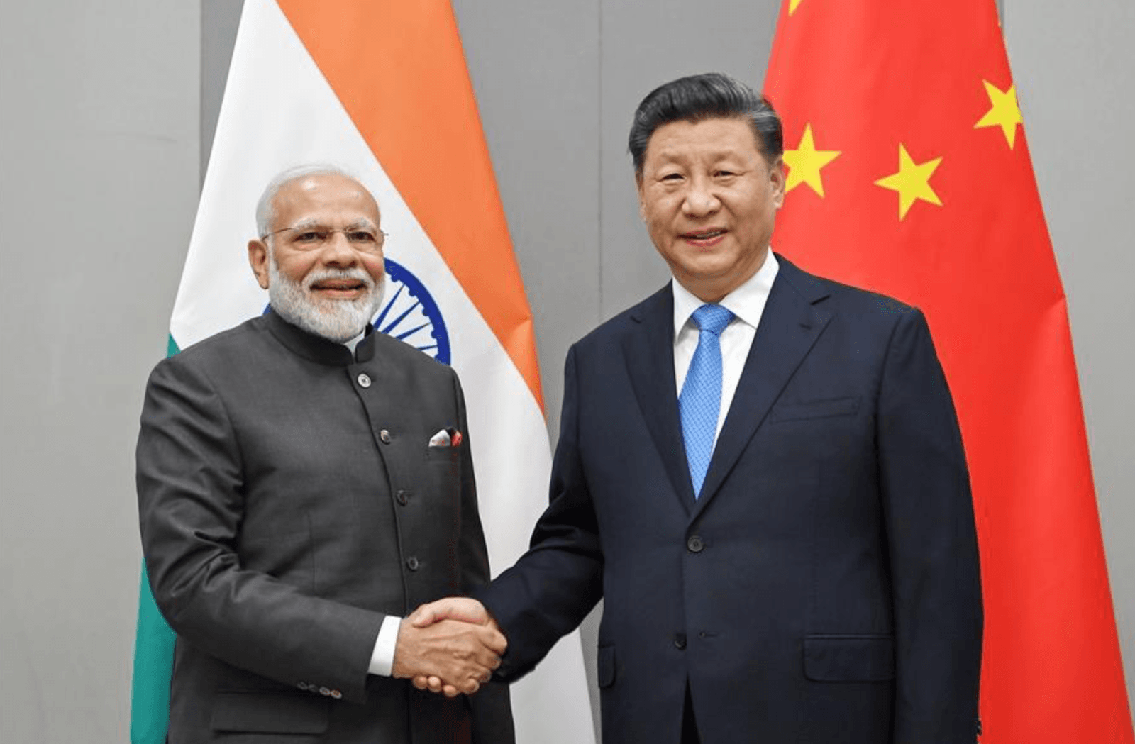 Chinese President Xi Jinping and Indian Prime Minister Narendra Modi in 2019.