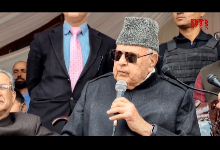 Farooq Abdullah says Pakistan protecting Kashmiris, BJP demands apology