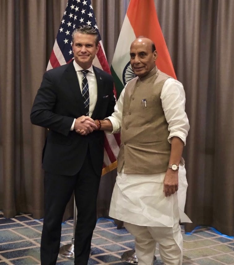 Rajnath Singh raises concerns over US F-16 package for Pakistan with Hegseth