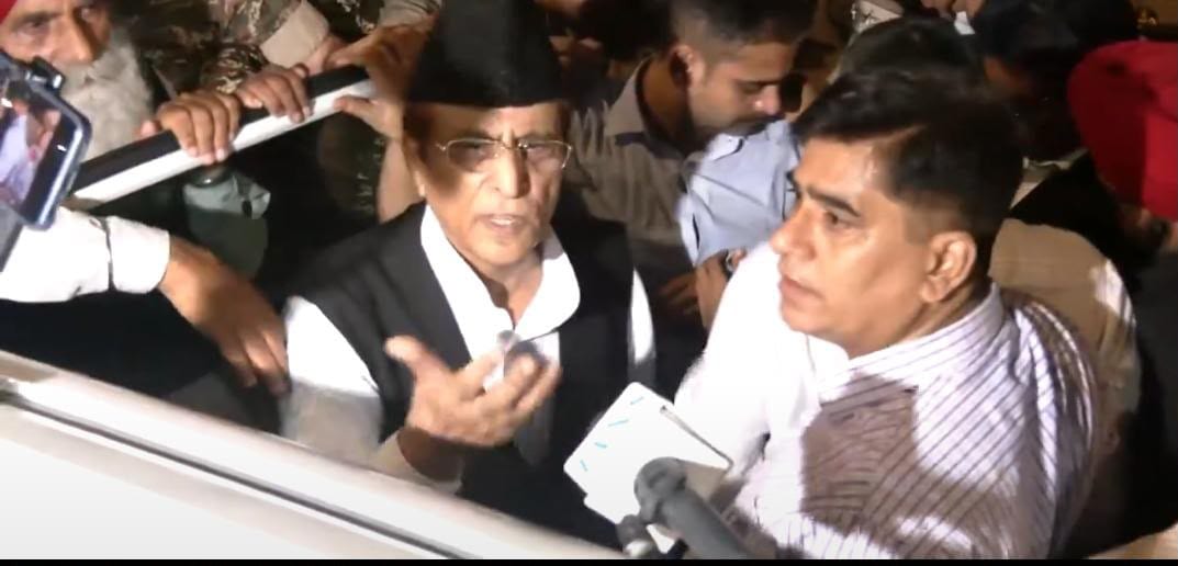 SP leader Azam Khan detained by ED minutes after release from jail